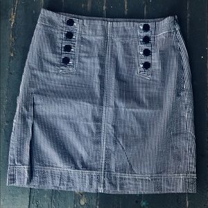 Talbots Seersucker Skirt Size 7
